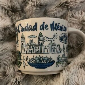 Starbucks Blue and White Ciudad de Mexico Ceramic Mug